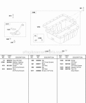 Oil Pan Oil Screen Diagram and Parts List for 584447-0205-E2  Briggs and Stratton Engine